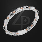 Moissanite Laboratory Grown Diamond Bracelet Men