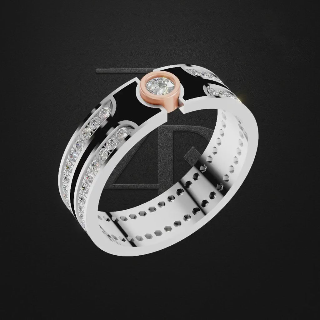 Round Laboratory Grown Diamond Wedding Band