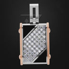 925 Sterling Silver Moissanite Laboratory Grown Diamond Pendant