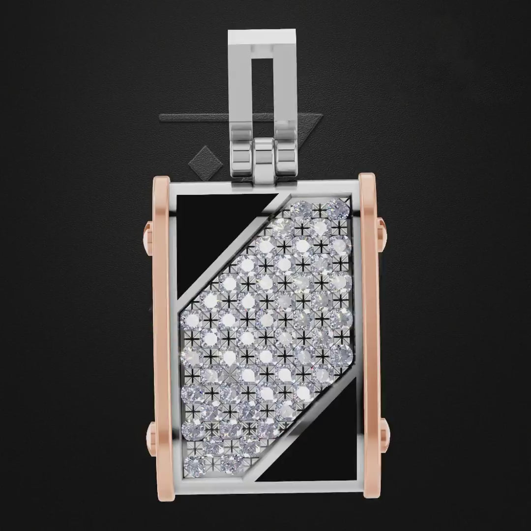 925 Sterling Silver Moissanite Laboratory Grown Diamond Pendant