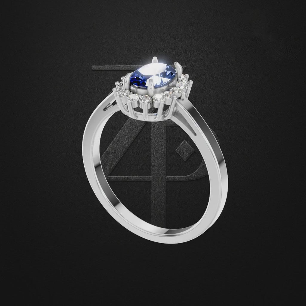 Natural Blue Sapphire Ring