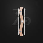 Platinum And Rose Gold Wedding Band