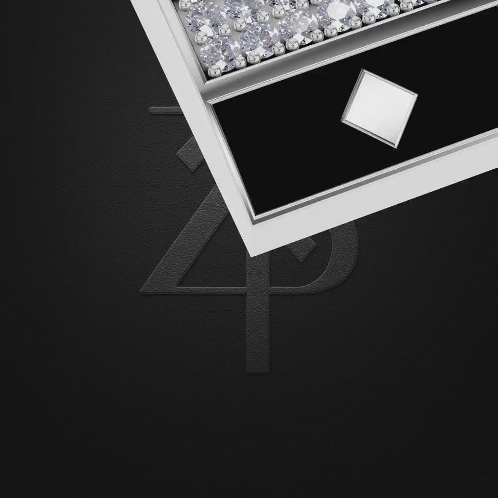 Custom Iced Out Laboratory Grown Diamond Pendant
