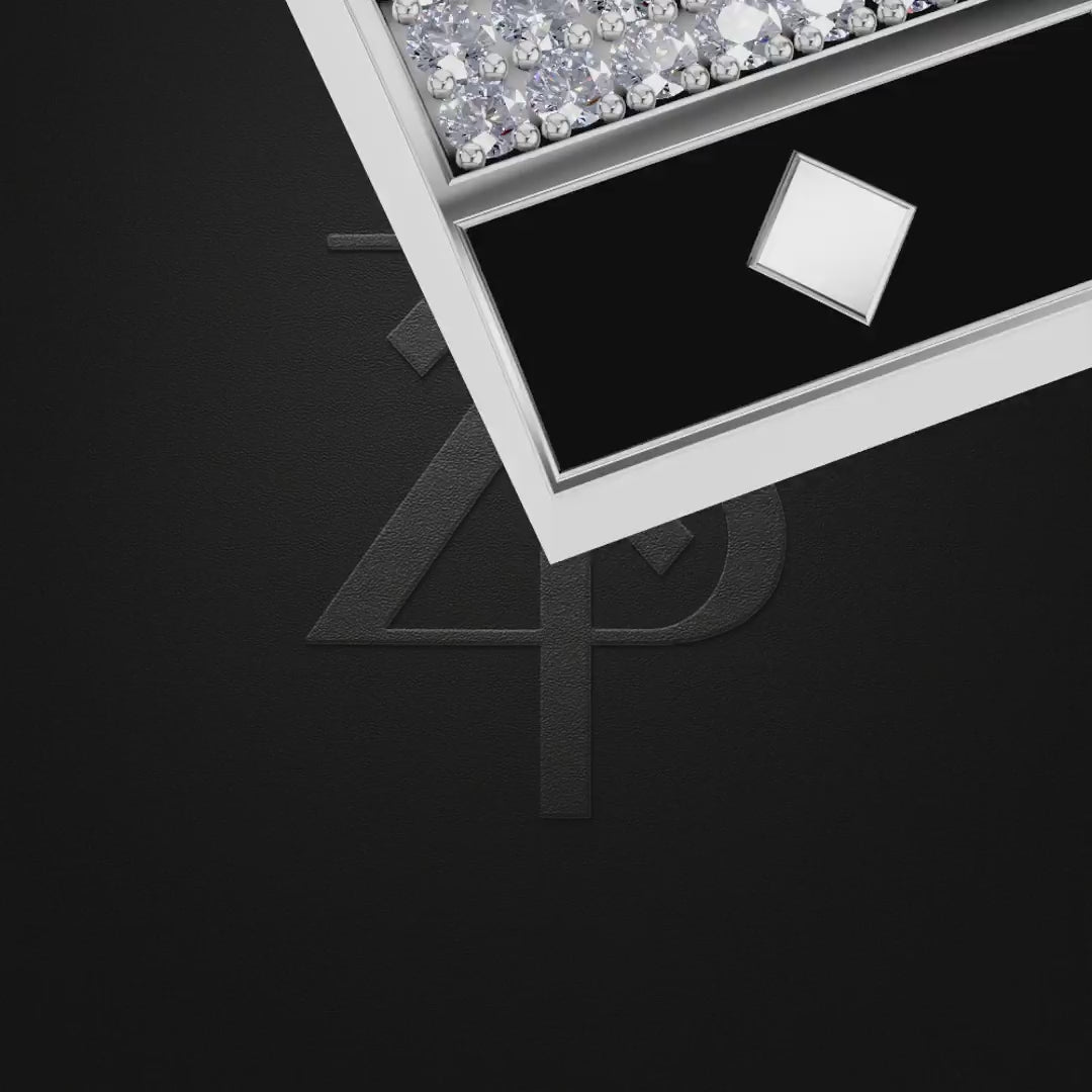 Custom Iced Out Laboratory Grown Diamond Pendant