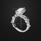 3 Carat Marquise Laboratory Grown Diamond Ring