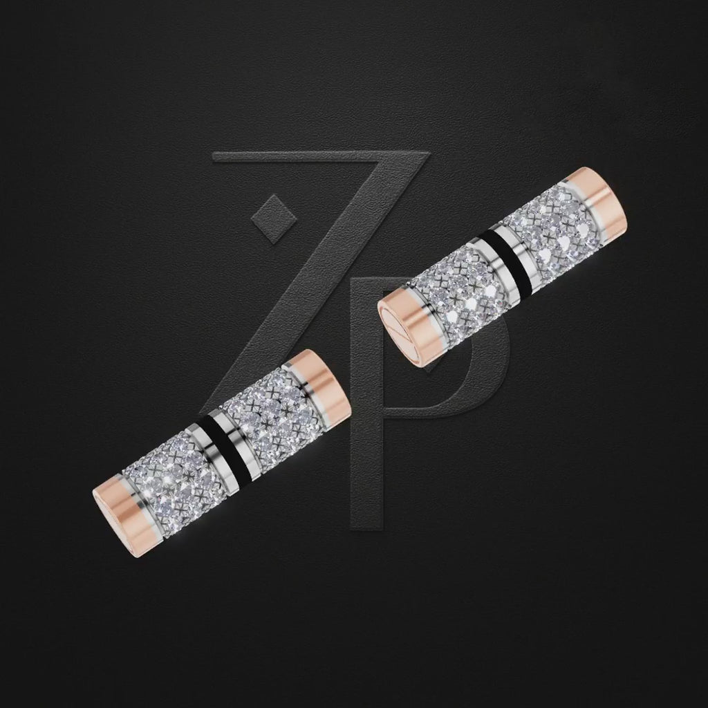 Moissanite Laboratory Grown Diamond Cufflinks for Men