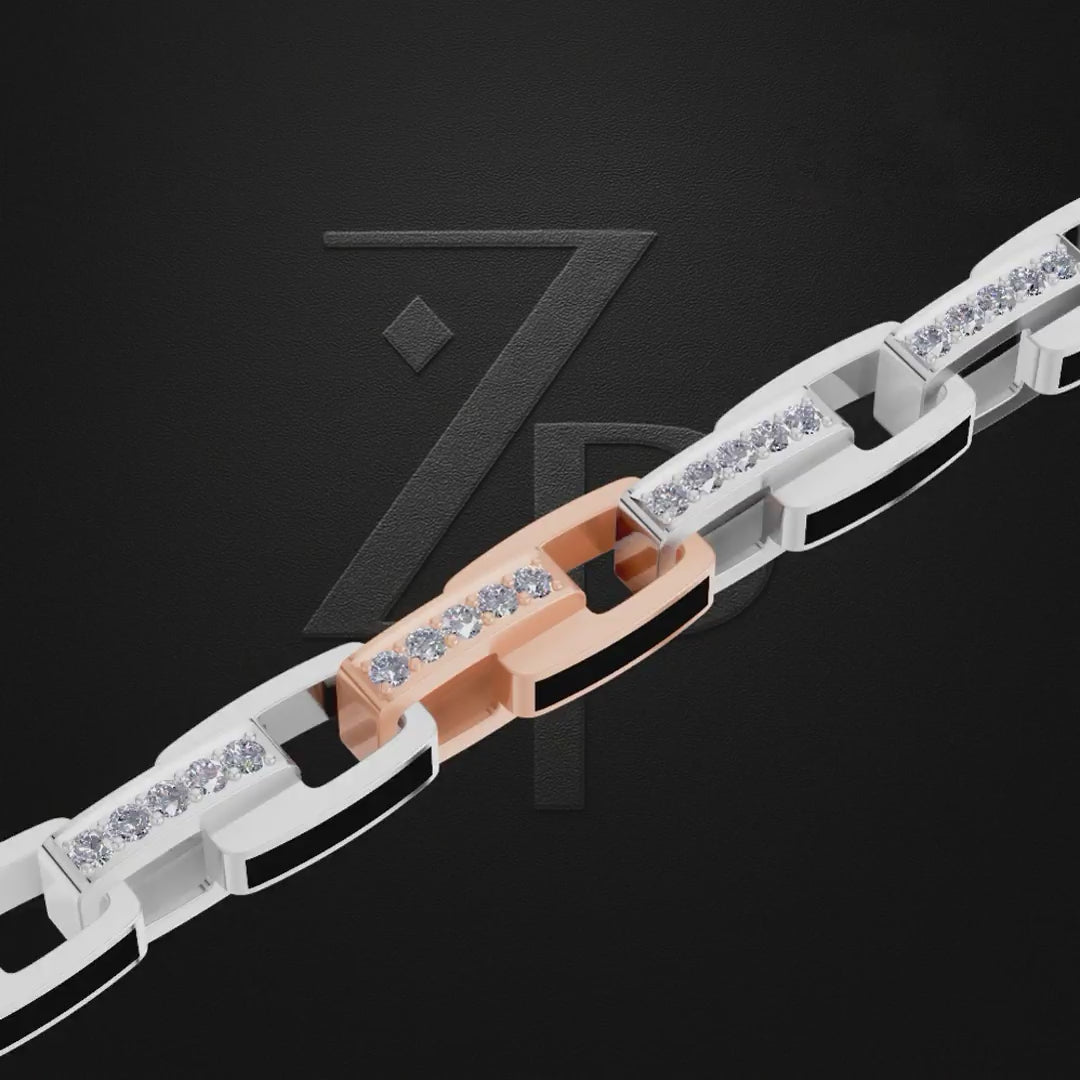 Platinum Laboratory Grown Diamond Chain For Men