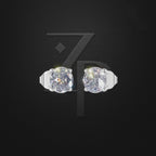 1.5 Carat Round Laboratory Grown Diamond Earrings