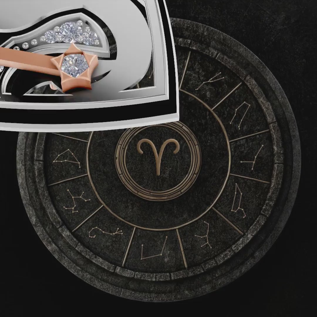 Zodiac Sign Pendant For Men