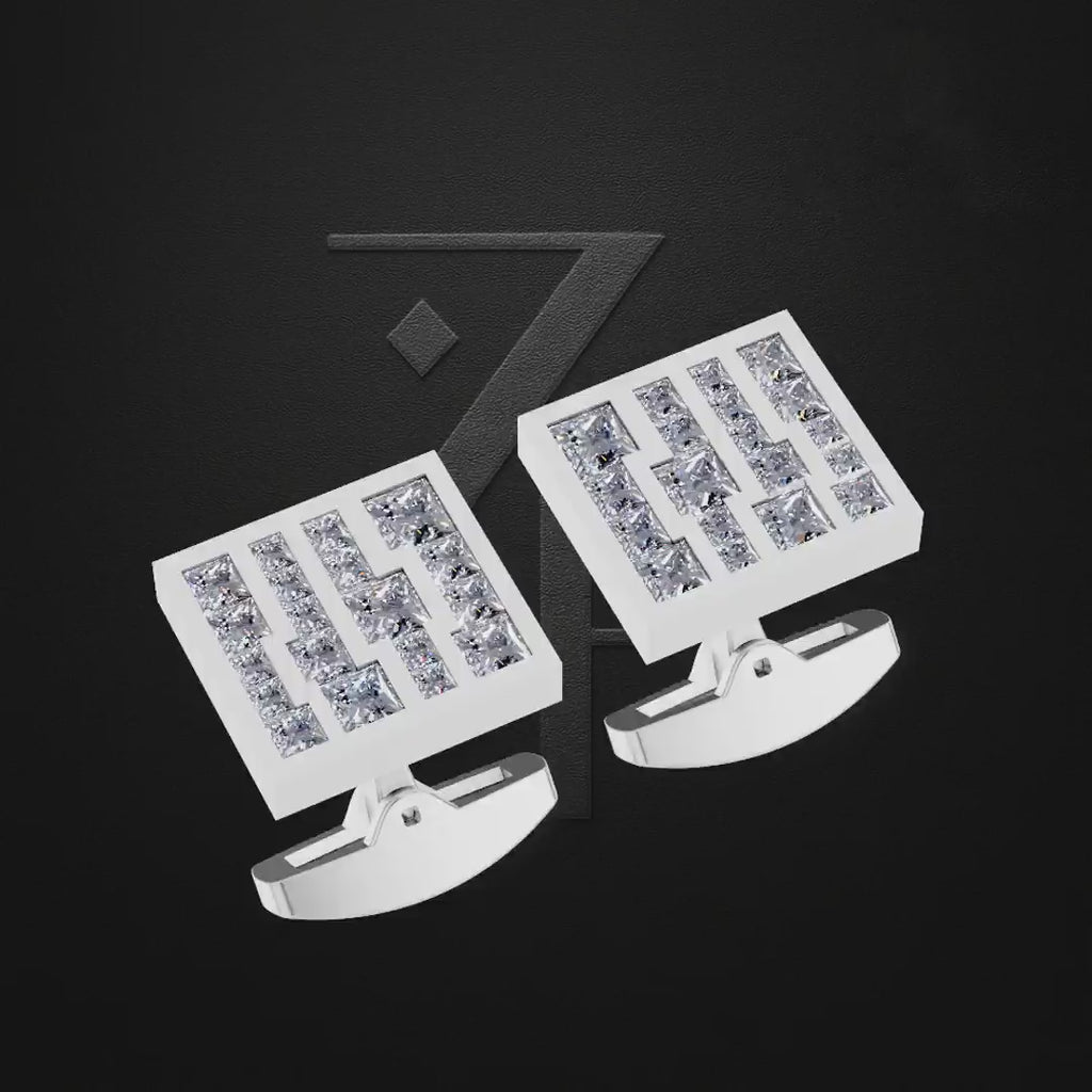 Laboratory Grown Diamond Cufflinks