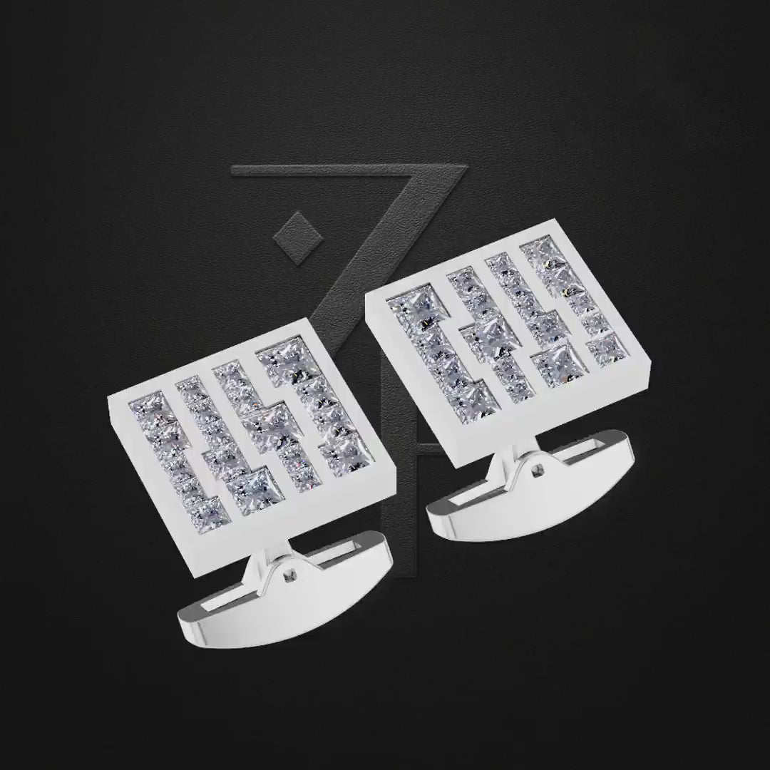 Laboratory Grown Diamond Cufflinks