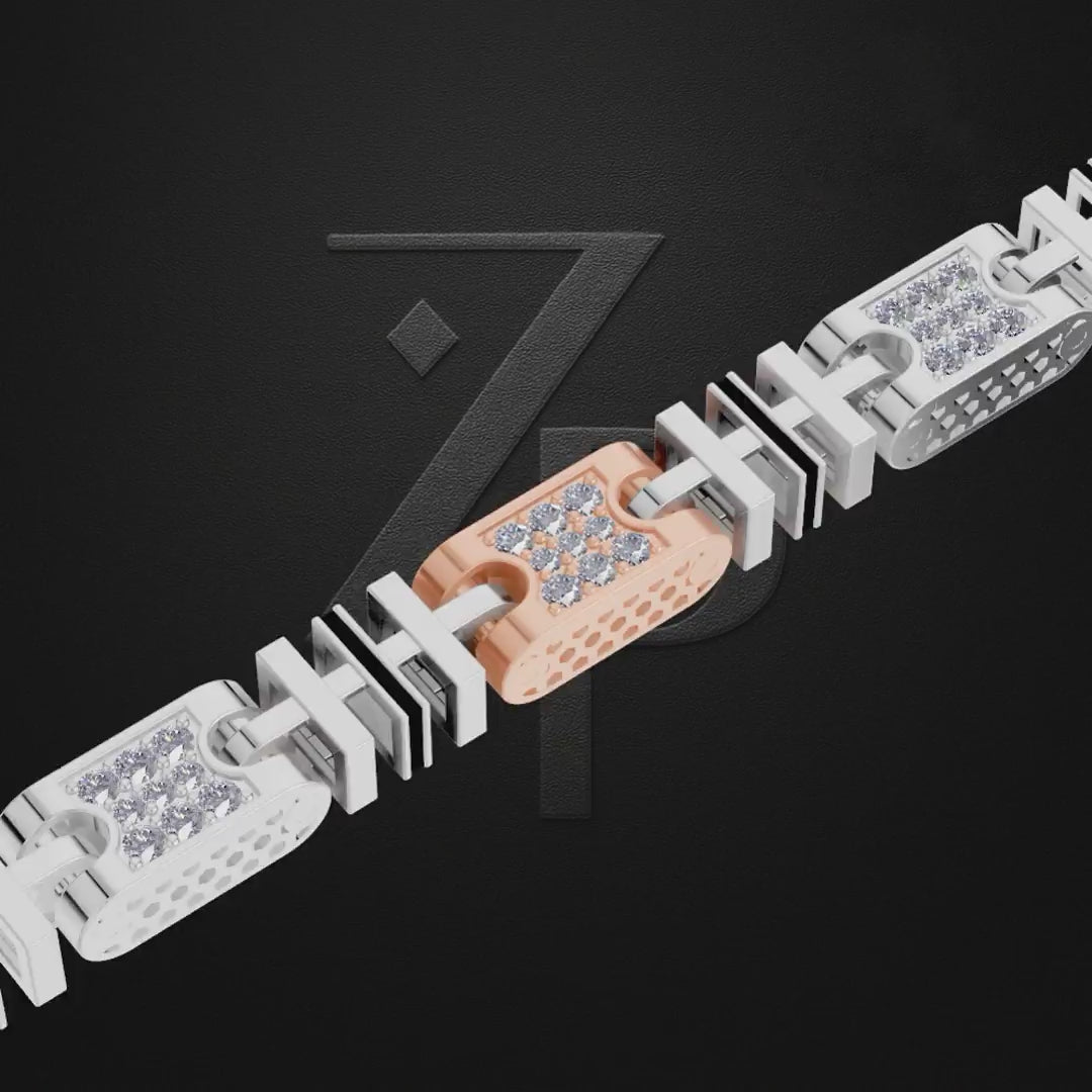 Moissanite Laboratory Grown Diamond Chain For Men