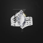 3 Carat Marquise Cut Laboratory Grown Diamond Ring